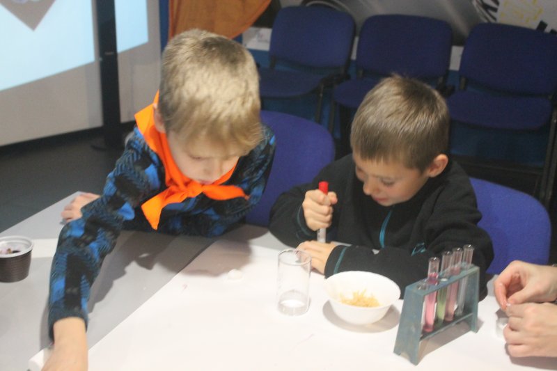 Фото к Студенты академии нескучных наук постигли азы изготовления мыла