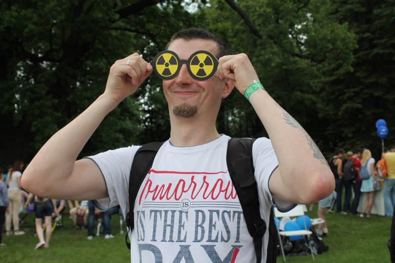 Фото к Geek Picnic в Санкт-Петербурге: «АЭС на ладони» удивила всех.