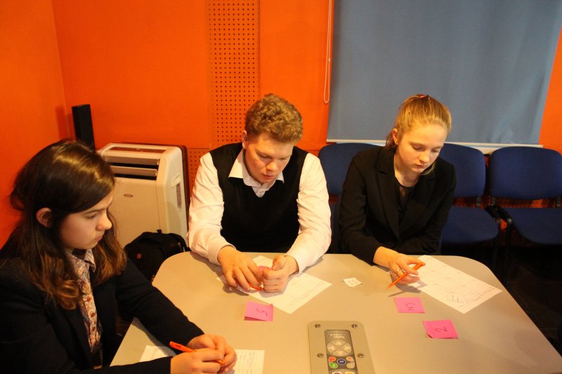 Фото к Борьба умов: школьники Петербурга приняли участие в интеллектуальной игре «Матрица»